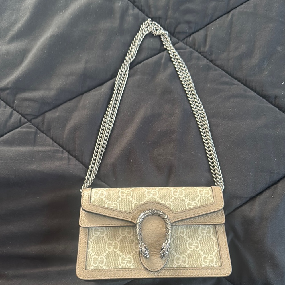 Gucci Tan and Brown Shoulder Bag